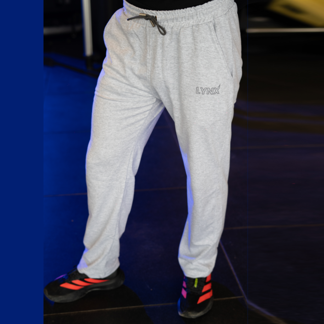 Pack GymLynx Jogger Sport Unisexe Gris + T-Shirt de Compression Unisexe – Bleu